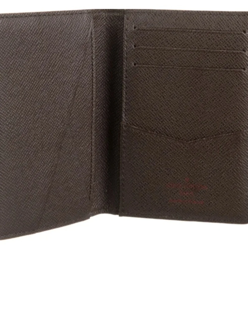 Louis Vuitton Damier Ebene Brown Canvas Pocket Organizer